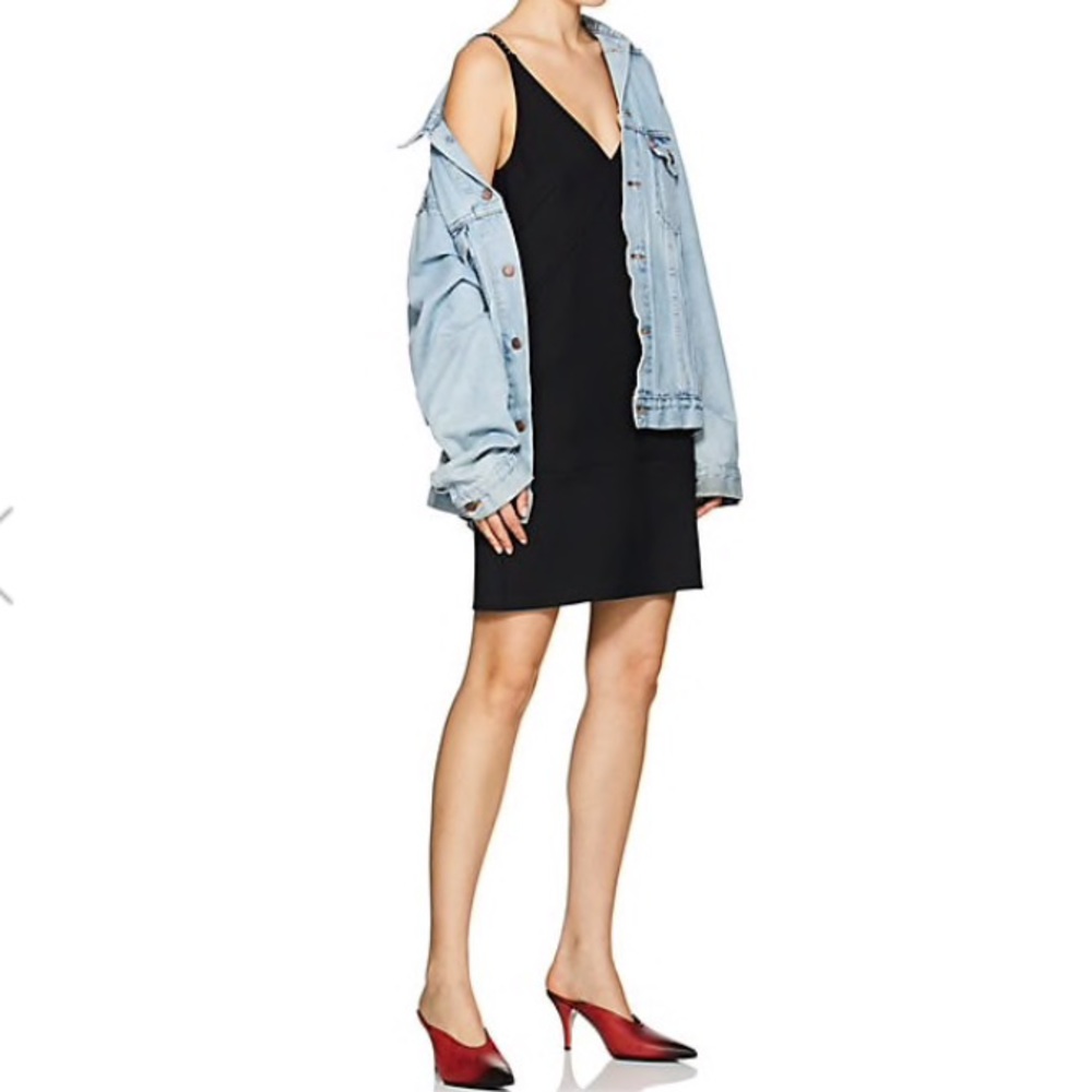 HELMUT LANG Studded Compact Knit Minidress